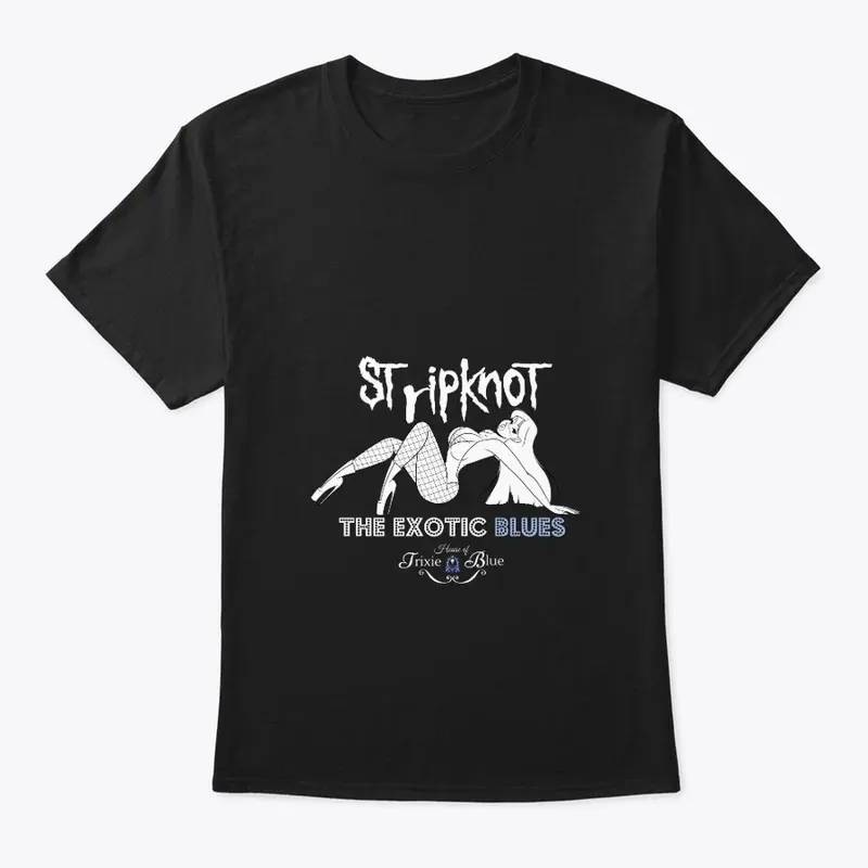 The Exotic Blues - Logo White